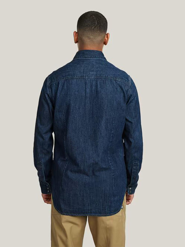 Chemise denim dakota slim bleu homme - G Star