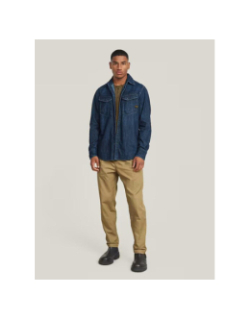 Chemise denim dakota slim bleu homme - G Star