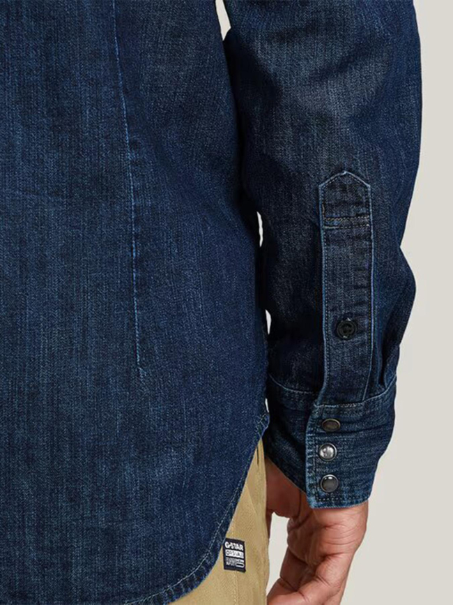 Chemise denim dakota slim bleu homme - G Star
