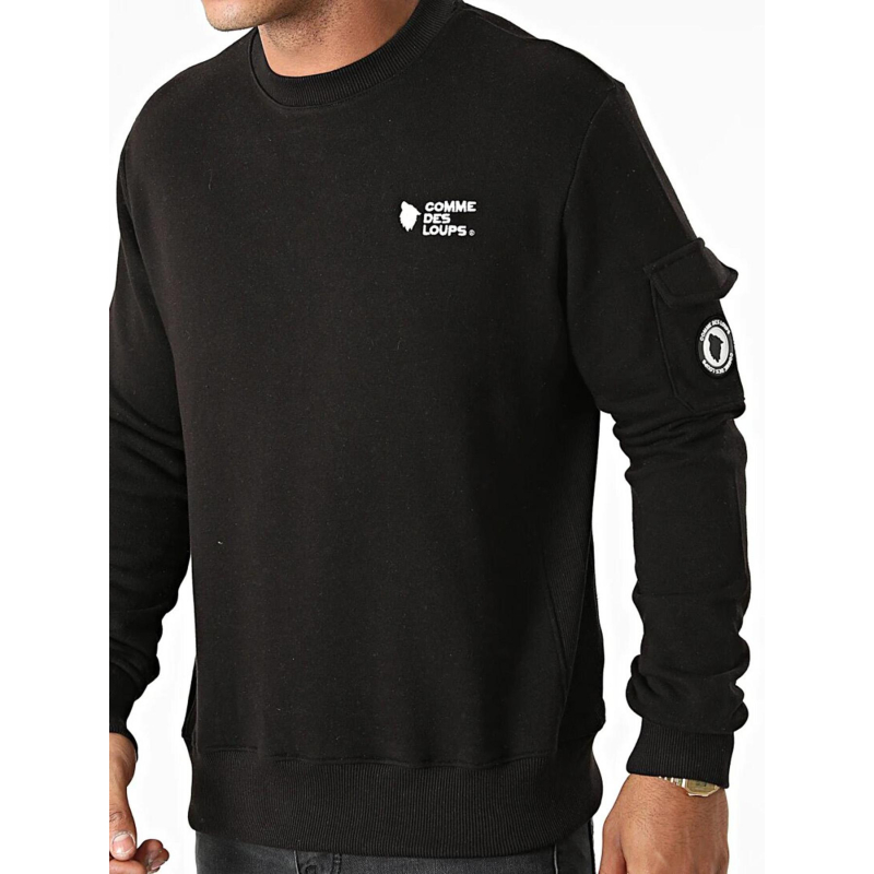 Sweatshirt brooklyn noir homme - Comme Des Loups