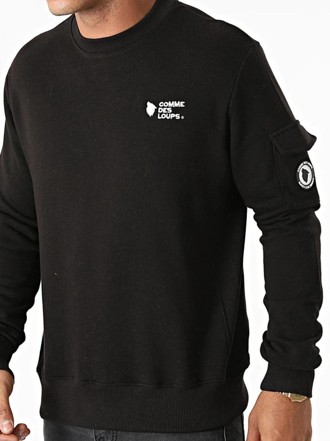 Sweatshirt brooklyn noir homme - Comme Des Loups