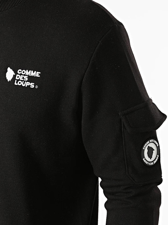 Sweatshirt brooklyn noir homme - Comme Des Loups