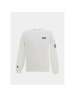 Sweatshirt brooklyn blanc homme - Comme Des Loups
