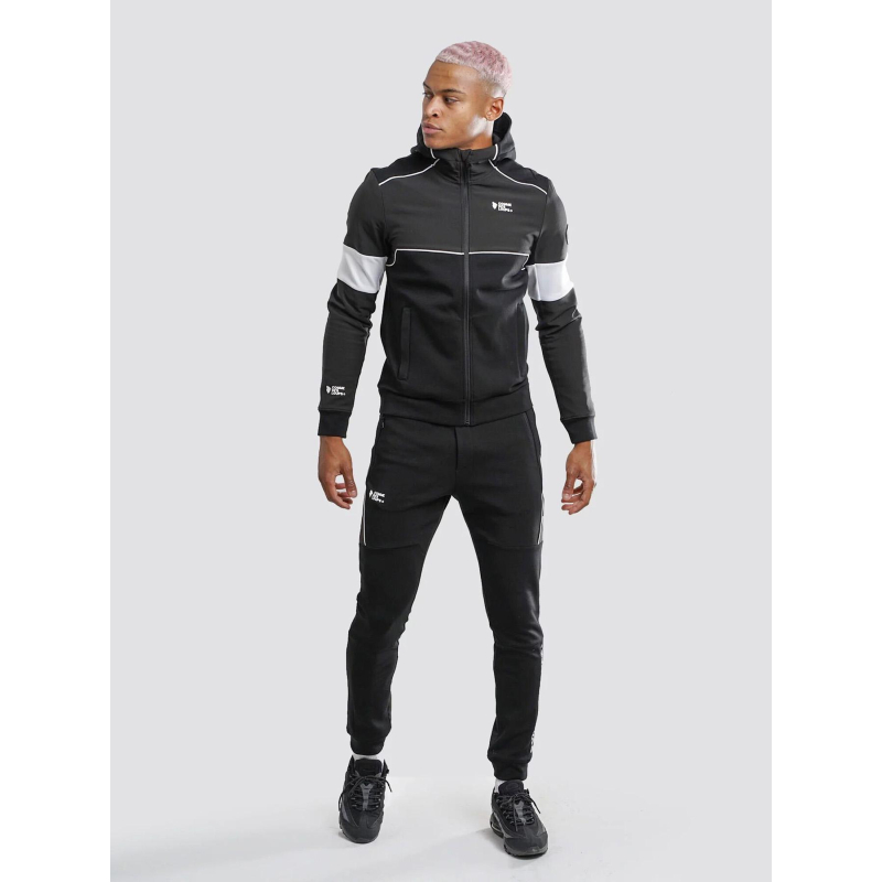 Ensemble survêtement baltimore noir blanc homme - Comme Des Loups