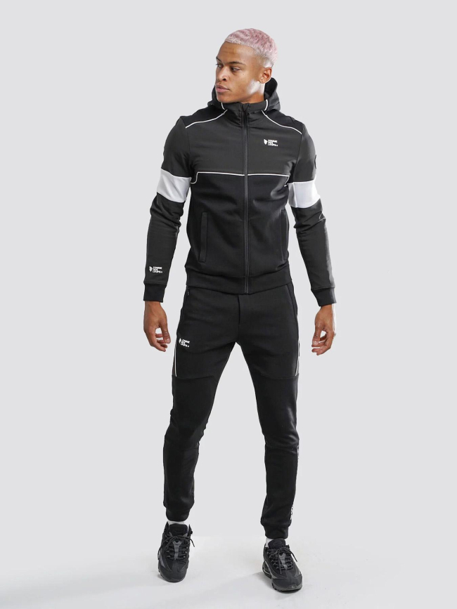 Ensemble survêtement baltimore noir blanc homme - Comme Des Loups