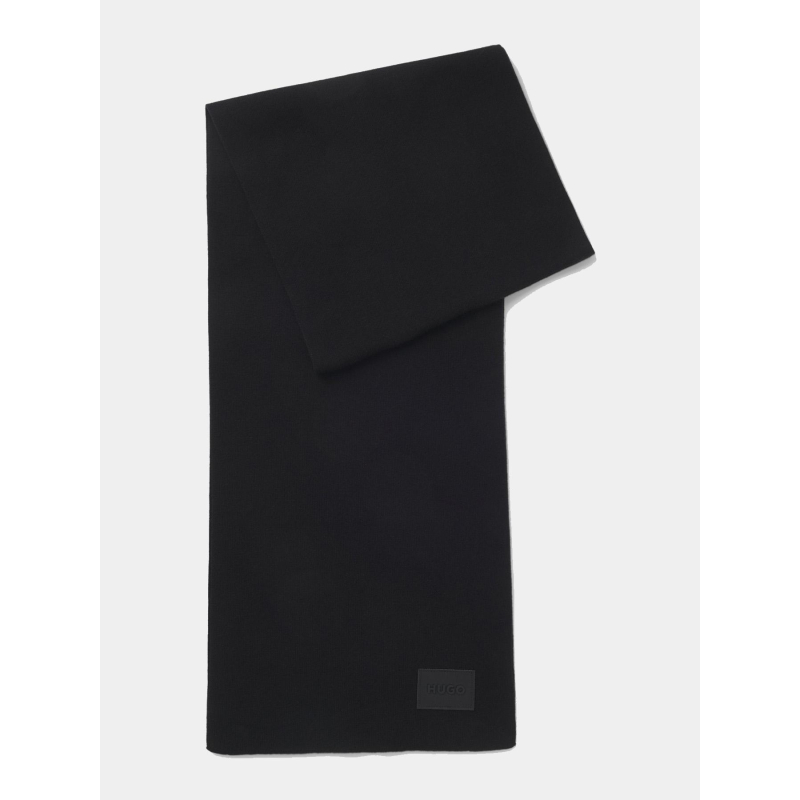 Echarpe zevon uni noir homme - Hugo