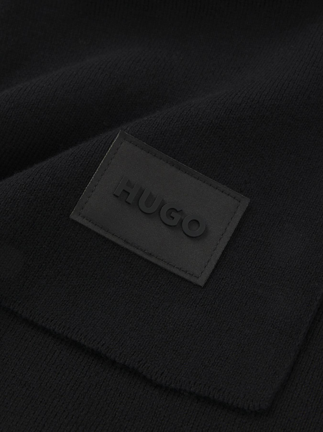 Echarpe zevon uni noir homme - Hugo