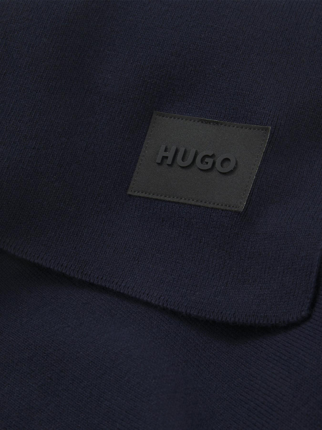 Echarpe zevon uni bleu marine homme - Hugo