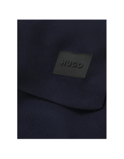 Echarpe zevon uni bleu marine homme - Hugo