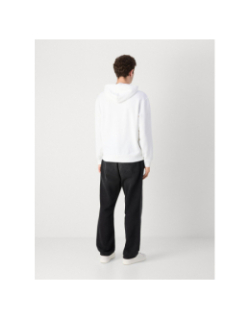 Sweat à capuche redbox blanc homme - Calvin Klein Jeans