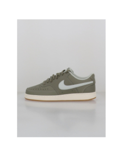 Baskets court vision kaki gris homme - Nike