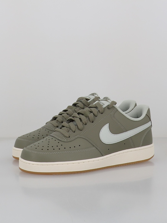 Baskets court vision kaki gris homme - Nike
