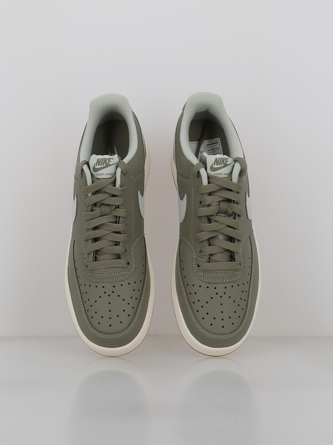 Baskets court vision kaki gris homme - Nike