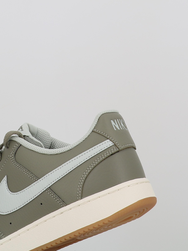Baskets court vision kaki gris homme - Nike