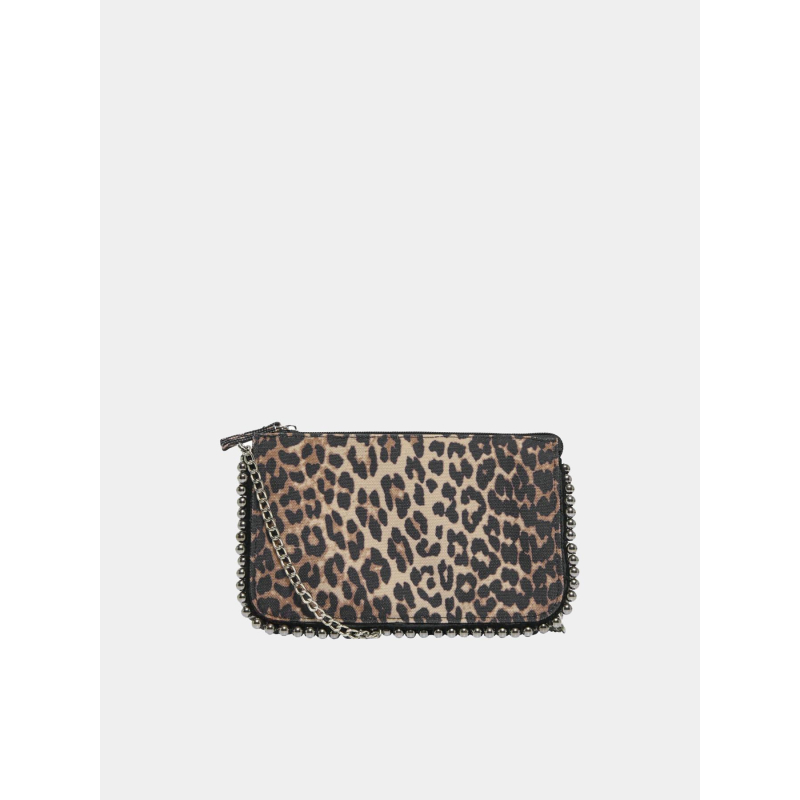 Sac bandoulière diana léopard marron femme - Only