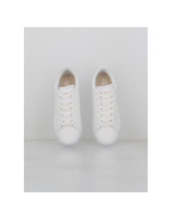 Baskets carnaby set blanc rose enfant - Lacoste