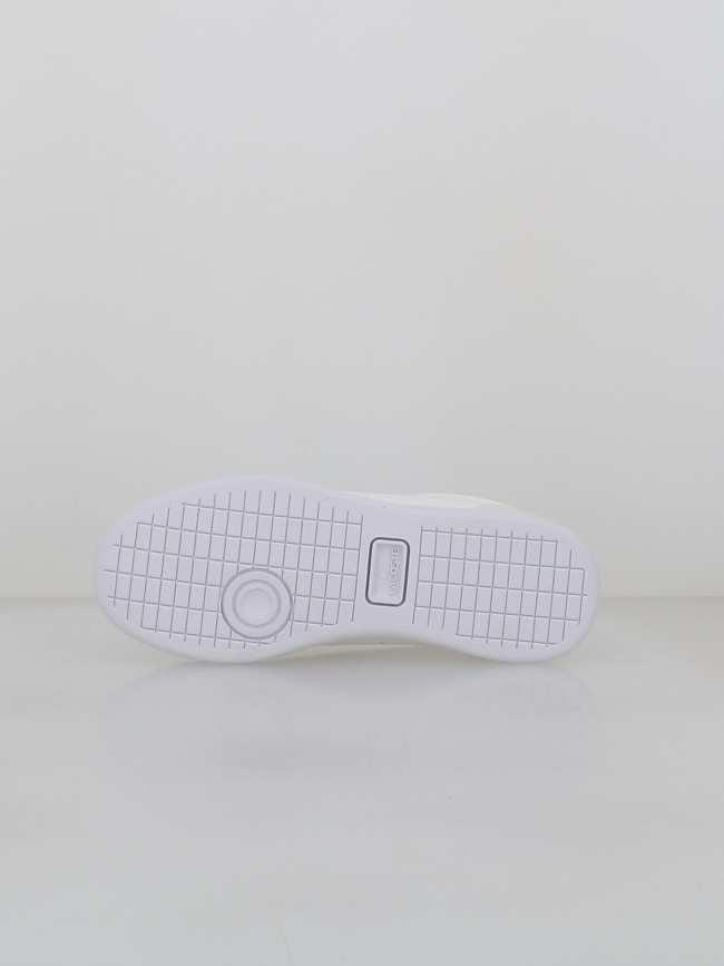 Baskets carnaby set blanc rose enfant - Lacoste