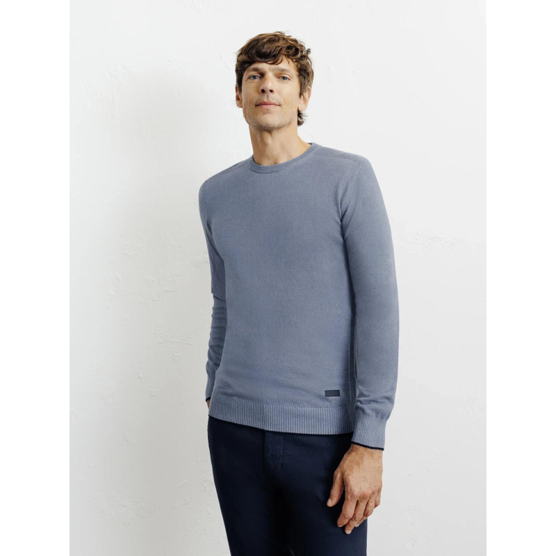 Pull col v brent bleu ciel homme - Izac