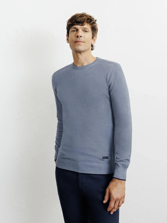 Pull col v brent bleu ciel homme - Izac