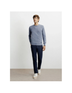 Pull col v brent bleu ciel homme - Izac