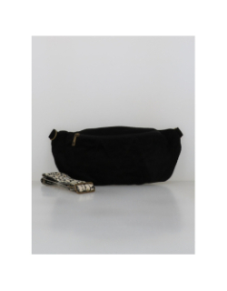 Sac banane velours côtelé nenny noir femme - Pieces