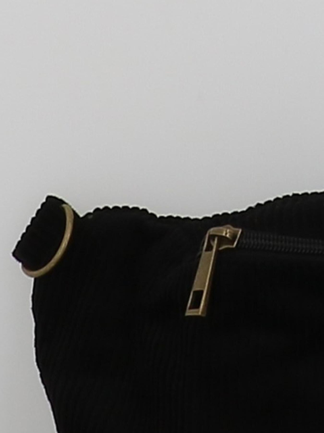Sac banane velours côtelé nenny noir femme - Pieces