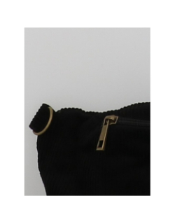Sac banane velours côtelé nenny noir femme - Pieces