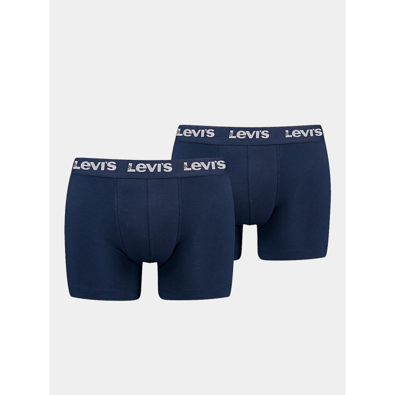 Pack 2 boxers repeat logo bleu marine homme - Levi's