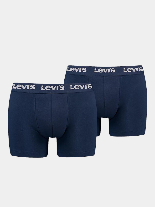 Pack 2 boxers repeat logo bleu marine homme - Levi's