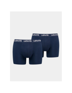Pack 2 boxers repeat logo bleu marine homme - Levi's
