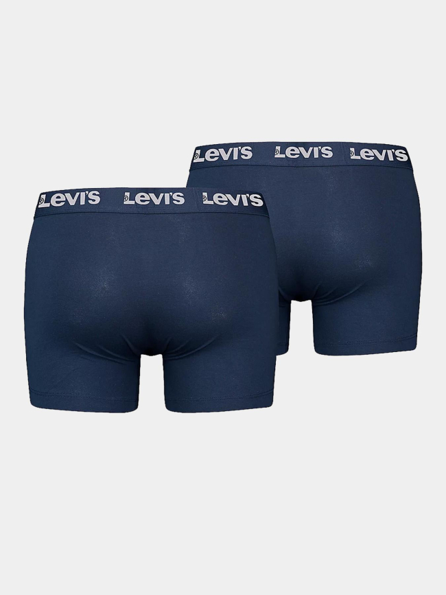 Pack 2 boxers repeat logo bleu marine homme - Levi's