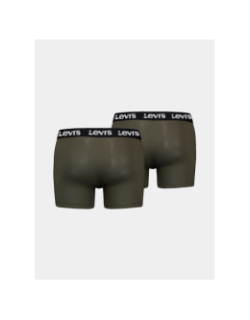 Pack 2 boxers repeat logo kaki homme - Levi's