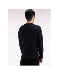 T-shirt manches longues poteau rose noir homme - Eden Park