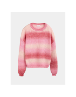 Pull laine dégradé stripy rose femme - Teddy Smith