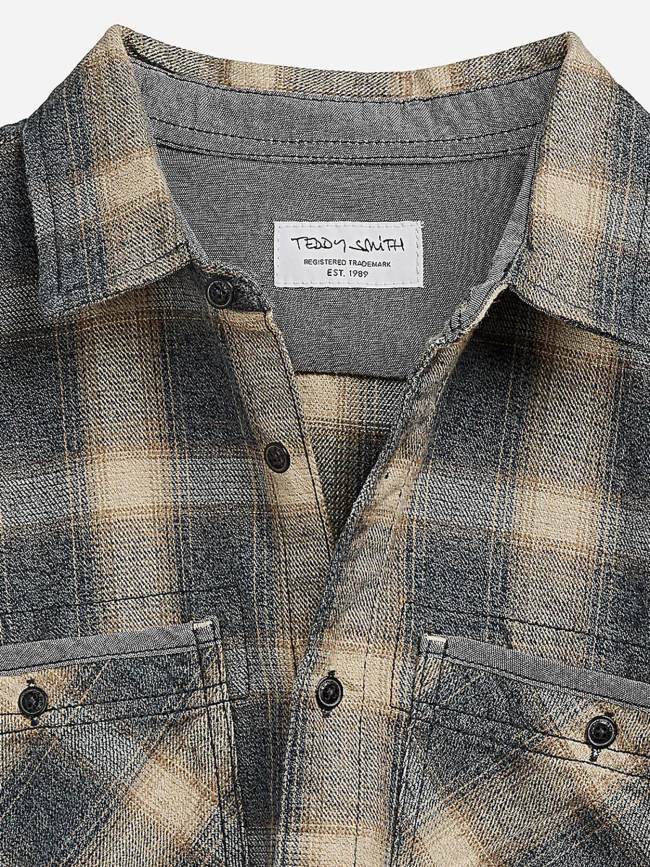 Chemise trent bleu marine homme - Teddy Smith