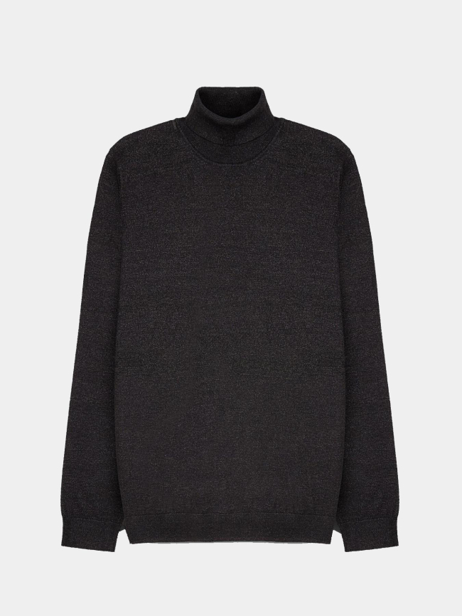 Pull col roulé marcellus gris anthracite homme - Teddy Smith