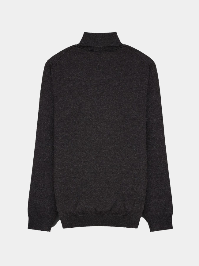 Pull col roulé marcellus gris anthracite homme - Teddy Smith