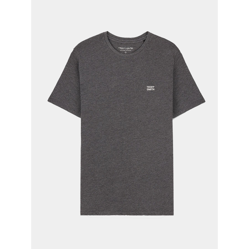 T-shirt the tee 1 mélange gris anthracite homme - Teddy Smith