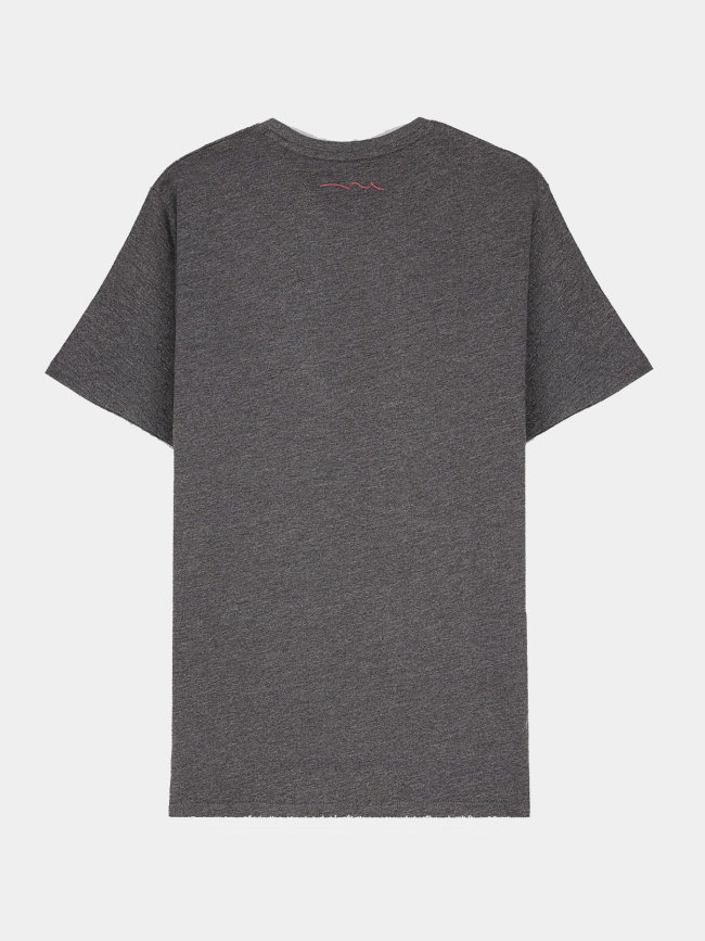 T-shirt the tee 1 mélange gris anthracite homme - Teddy Smith