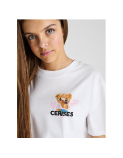 T-shirt pemigi blanc fille - Le Temps Des Cerises