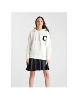 Sweat à capuche keiragi blanc fille - Le Temps Des Cerises