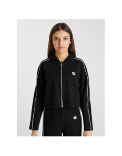 Sweat zippé fripigi noir fille - Le Temps Des Cerises