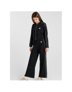 Sweat zippé fripigi noir fille - Le Temps Des Cerises