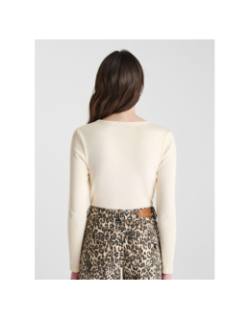 Top manches longues albingi blanc fille - Le Temps Des Cerises
