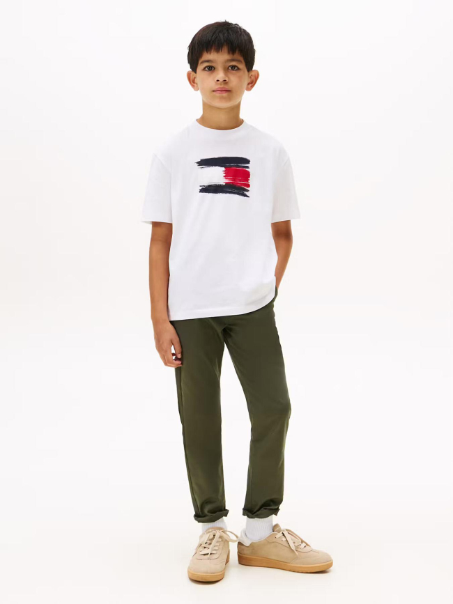 T-shirt flag archive blanc enfant - Tommy Hilfiger