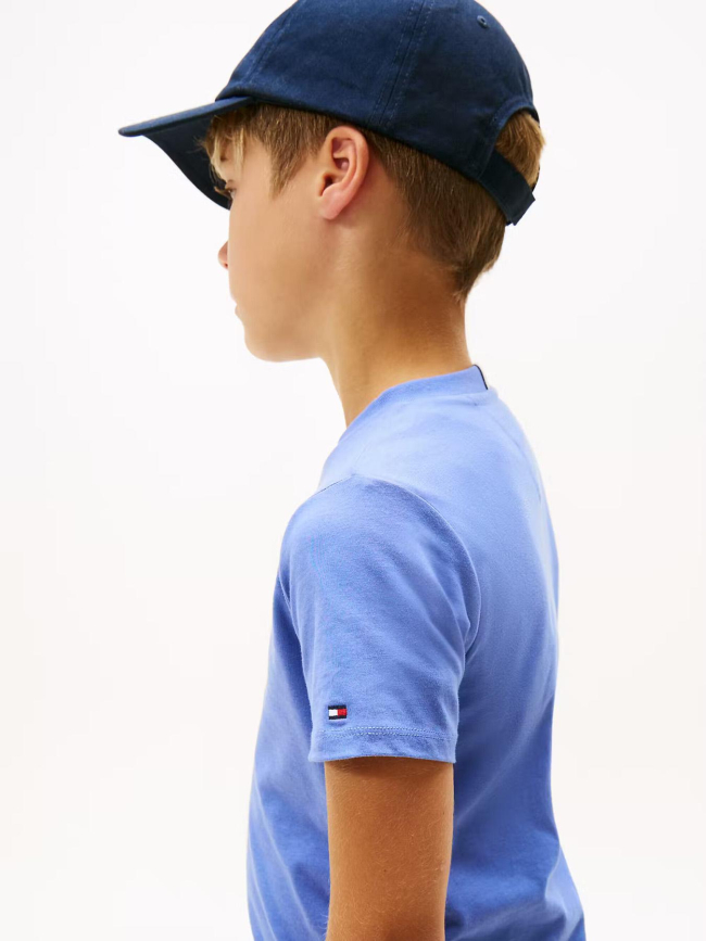 T-shirt mini corporate bleu garçon - Tommy Hilfiger