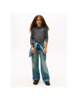 T-shirt mini corporate gris garçon - Tommy Hilfiger