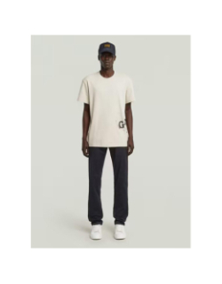 T-shirt sprayed beige homme - G Star