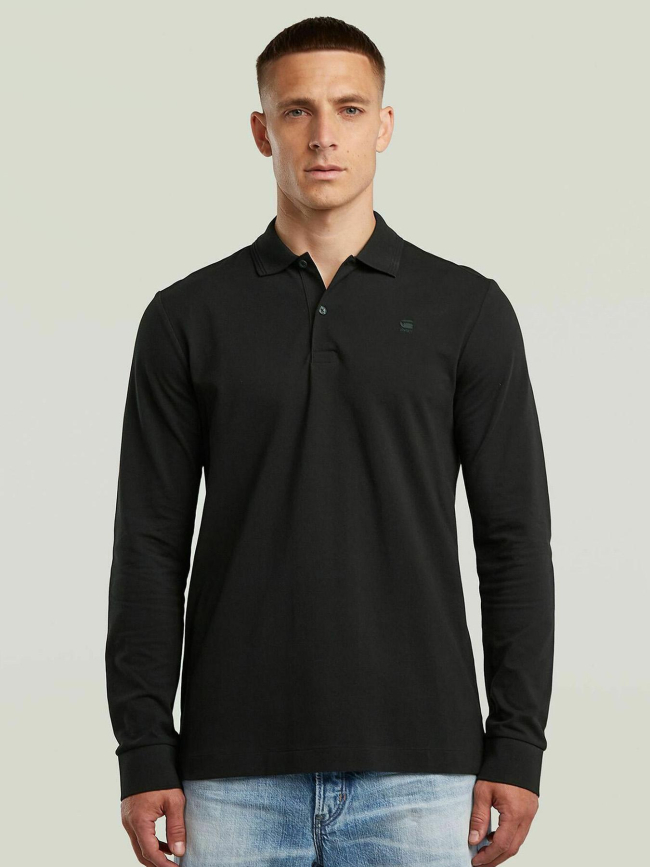 Polo slim dunda noir homme - G Star