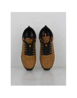 Baskets cortina camel marron noir homme - Sergio Tacchini